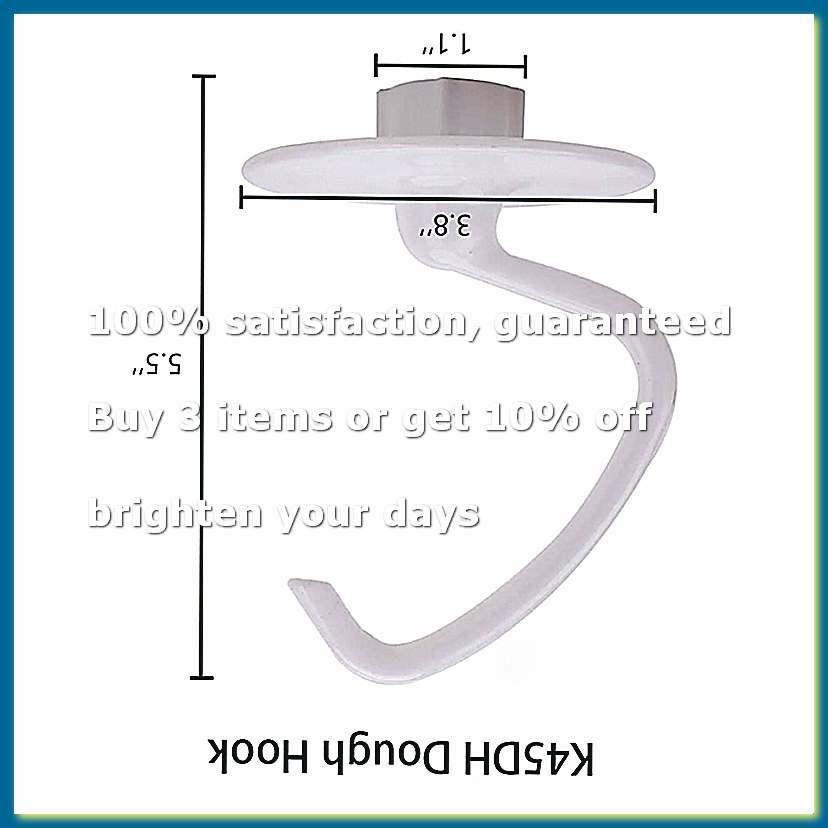 Kitchenaid Mixer Hand Mixer - Hak do ciasta K45DH, mieszadło płaskie