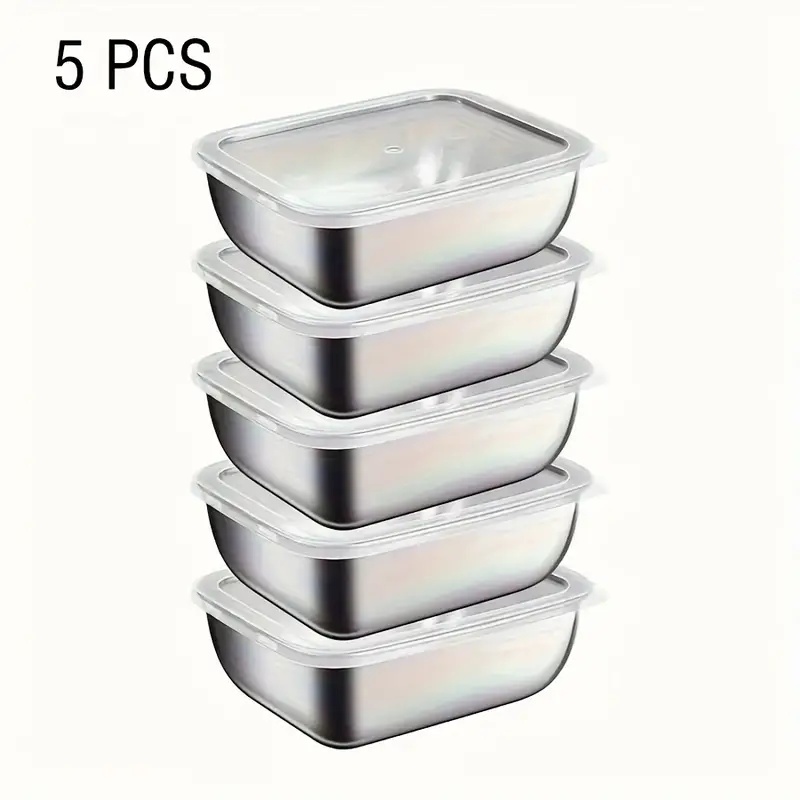 Meal Prep Containers Xl - 5-częściowy zestaw pojemników na żywność ze