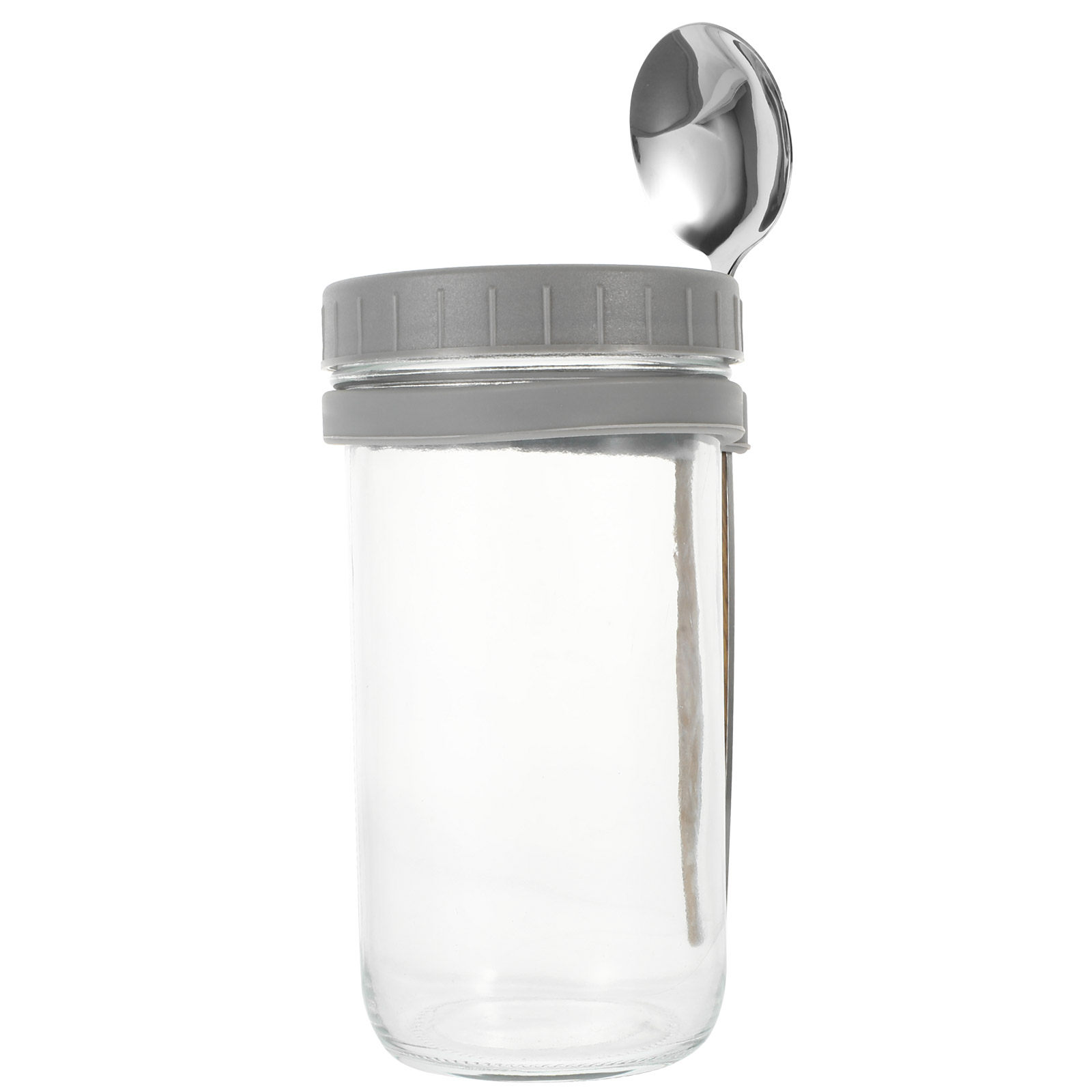 Overnight Oat Jar - 1 Zestaw Stylowy Szklany Kubek z