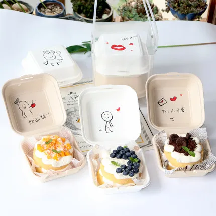 Meal Prep For A Day - 50 szt. Ekologiczne Jednorazowe Pudełka Bento