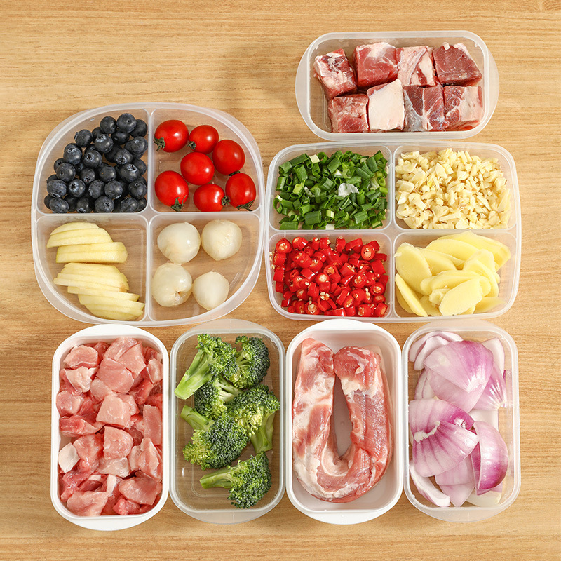 Meal Prep Containers Xl - Lodówka Pojemniki do przechowywania żywności Zamknięte