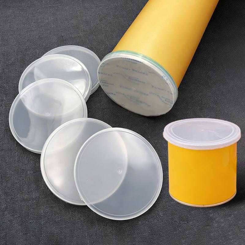 Meal Prep Jars With Lids - Plastikowe, szczelne pokrywki z uszczelnieniem, wielokrotnego