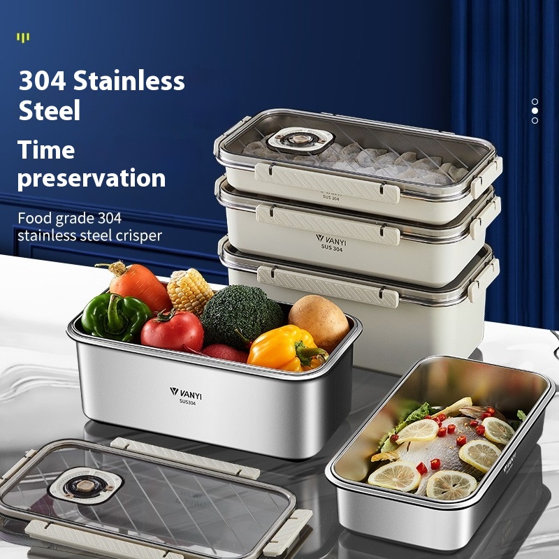 Meal Prep Containers Xl - Pojemnik ze stali nierdzewnej do przechowywania