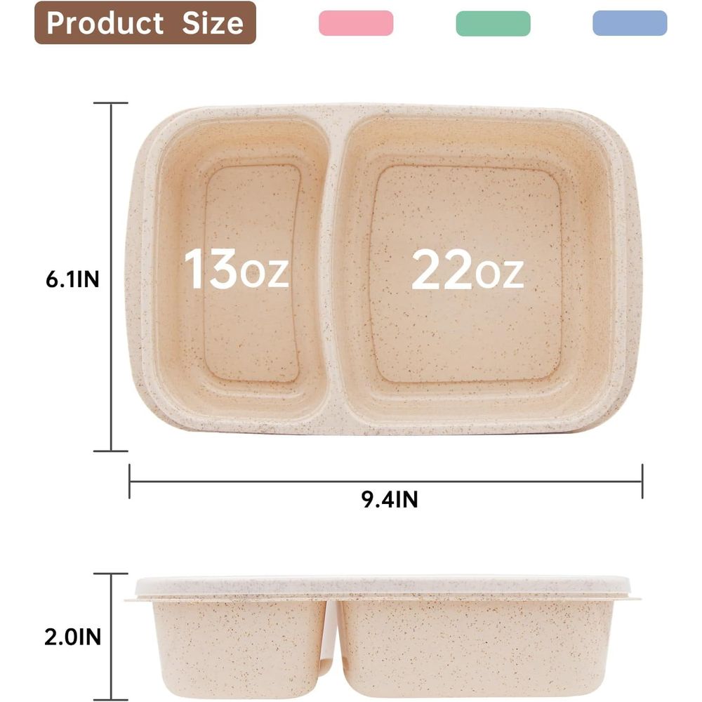 Zestaw 4 pojemników na lunch t – Meal Prep Lunch recenzja i cena