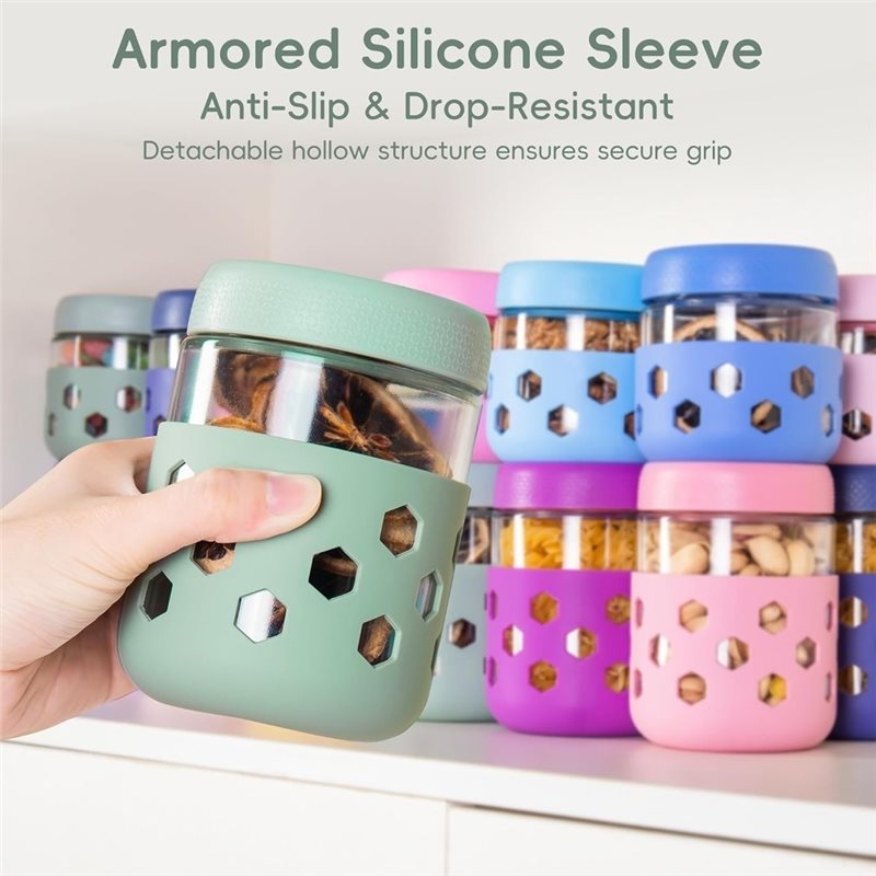Słoiki ze szkła SOFT-Glass z h – Meal Prep Jars With Lids recenzja i cena