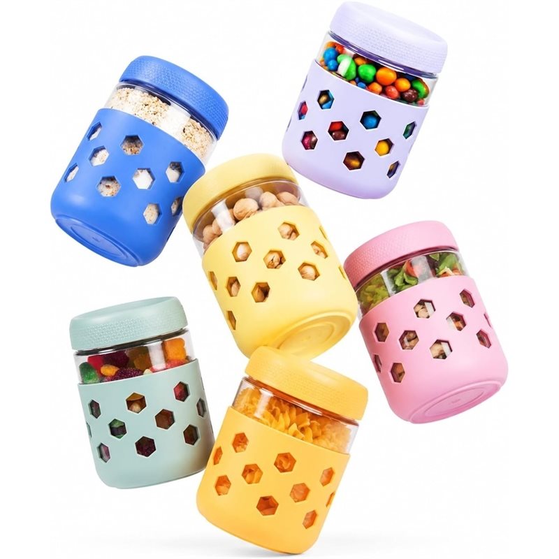 Słoiki ze szkła SOFT-Glass z h – Meal Prep Jars With Lids recenzja i cena