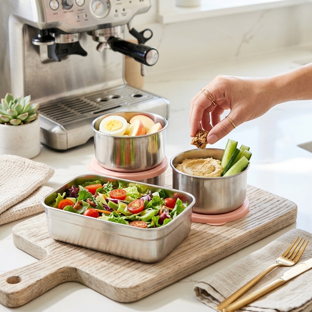 Zestaw pojemników na lunch ze  – Meal Prep Lunch recenzja i cena