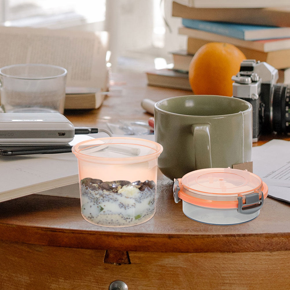 Zestaw 2 szklanki na owsiankę  – Meal Prep Jars With Lids recenzja i cena