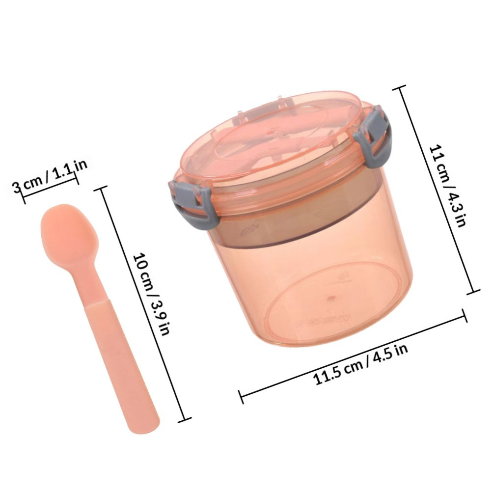 Zestaw 2 szklanki na owsiankę  – Meal Prep Jars With Lids recenzja i cena