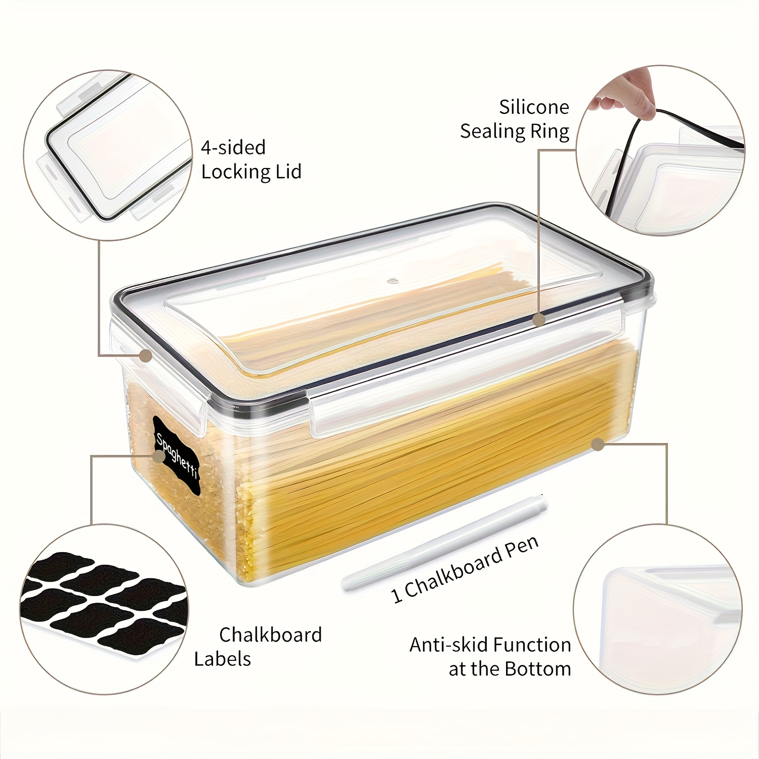 1/2/3 Zestawy szczelnych pojem – Meal Prep Containers Xl recenzja i cena