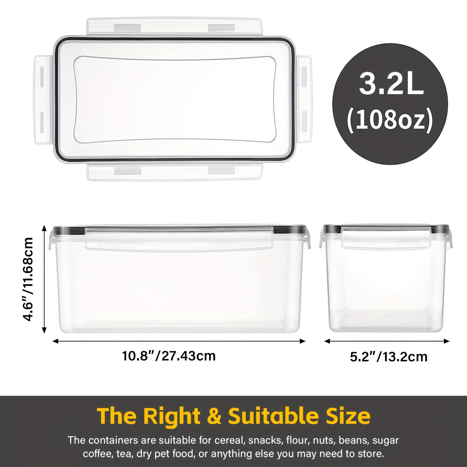 1/2/3 Zestawy szczelnych pojem – Meal Prep Containers Xl recenzja i cena