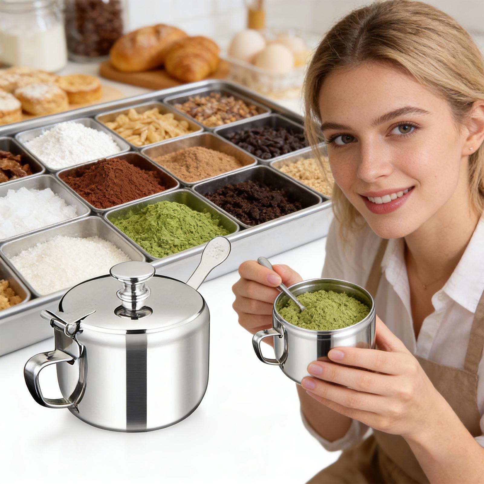 Pojemnik na przyprawy, naczyni – Meal Prep Jars With Lids recenzja i cena