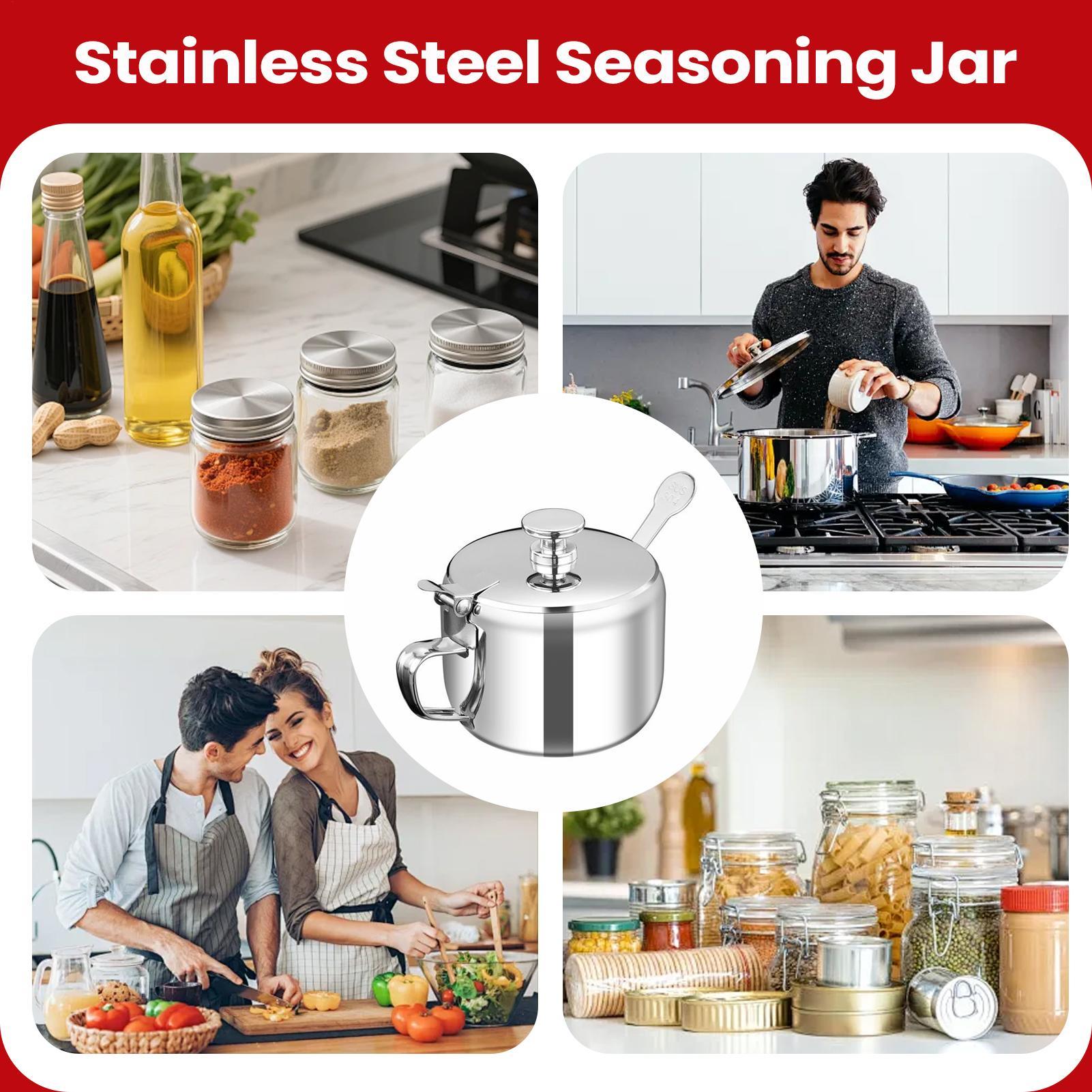 Pojemnik na przyprawy, naczyni – Meal Prep Jars With Lids recenzja i cena
