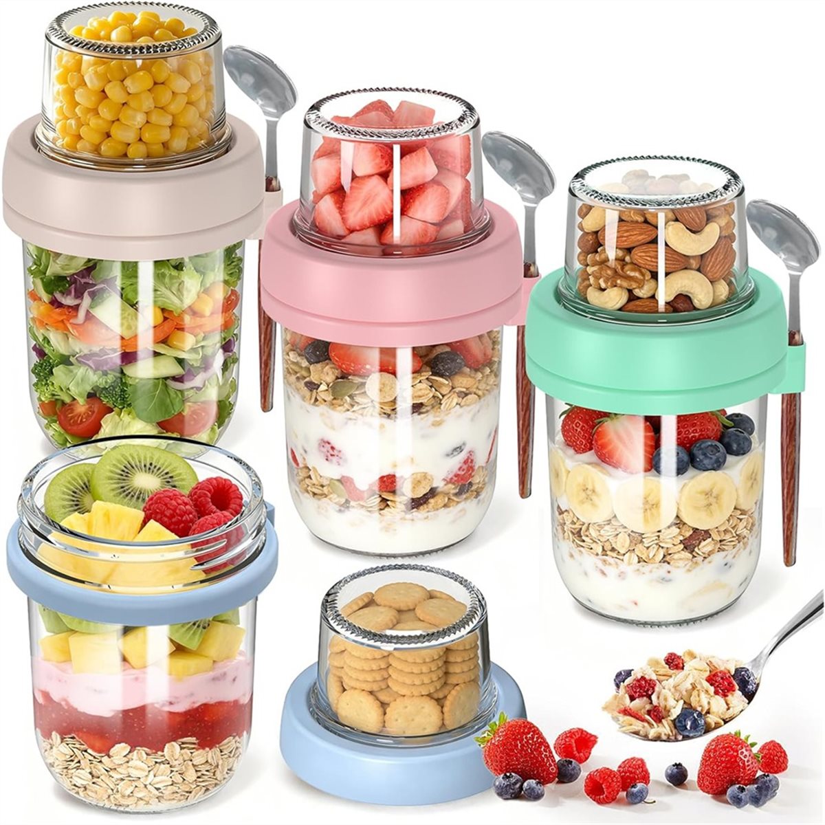 Lekkie pojemniki na owsiankę n – Overnight Oat Jar recenzja i cena