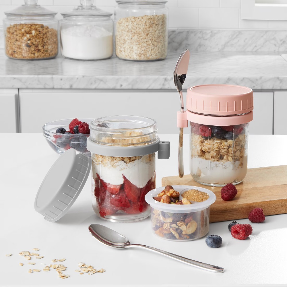 Przenośny pojemnik na owsiankę – Overnight Oat Jar recenzja i cena