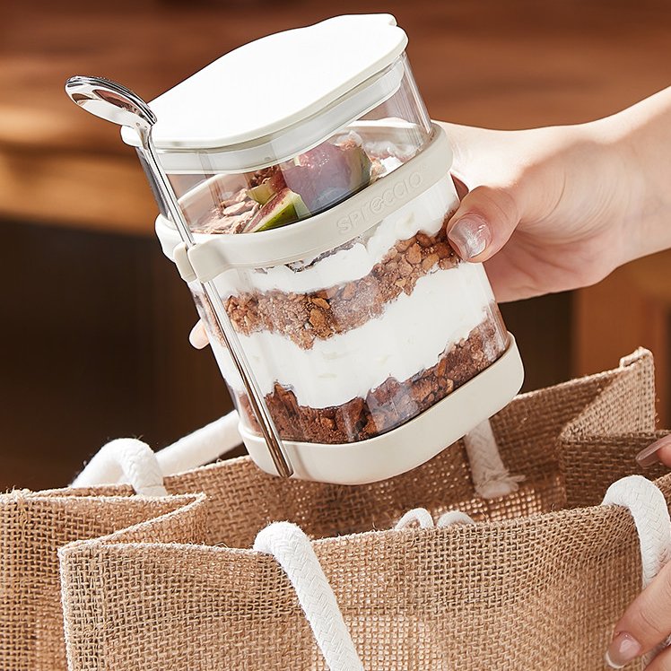 Szklany kubek na owsiankę nocn – Overnight Oat Jar recenzja i cena