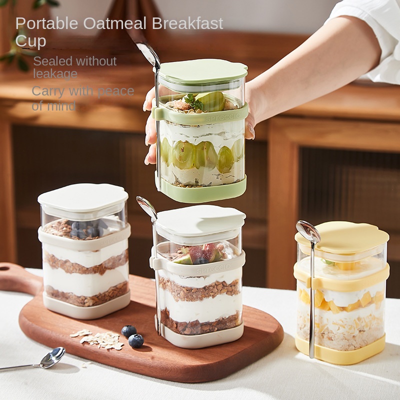 Szklany kubek na owsiankę nocn – Overnight Oat Jar recenzja i cena