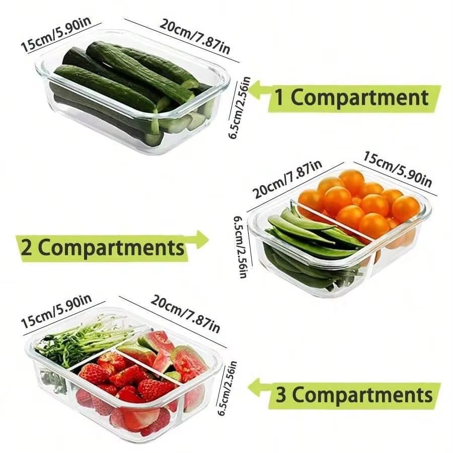 Szklany pojemnik do przechowyw – Meal Prep Jars With Lids recenzja i cena
