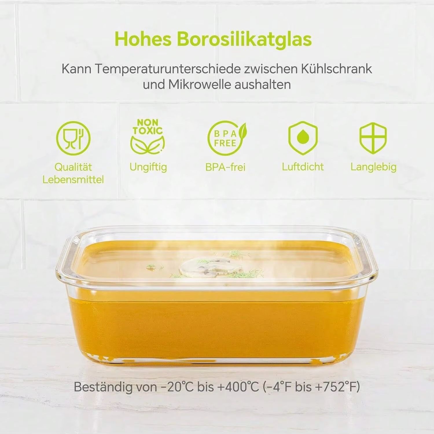 Szklany pojemnik do przechowyw – Meal Prep Jars With Lids recenzja i cena
