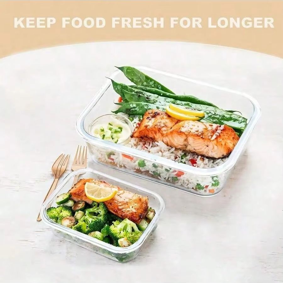 Szklany pojemnik do przechowyw – Meal Prep Jars With Lids recenzja i cena