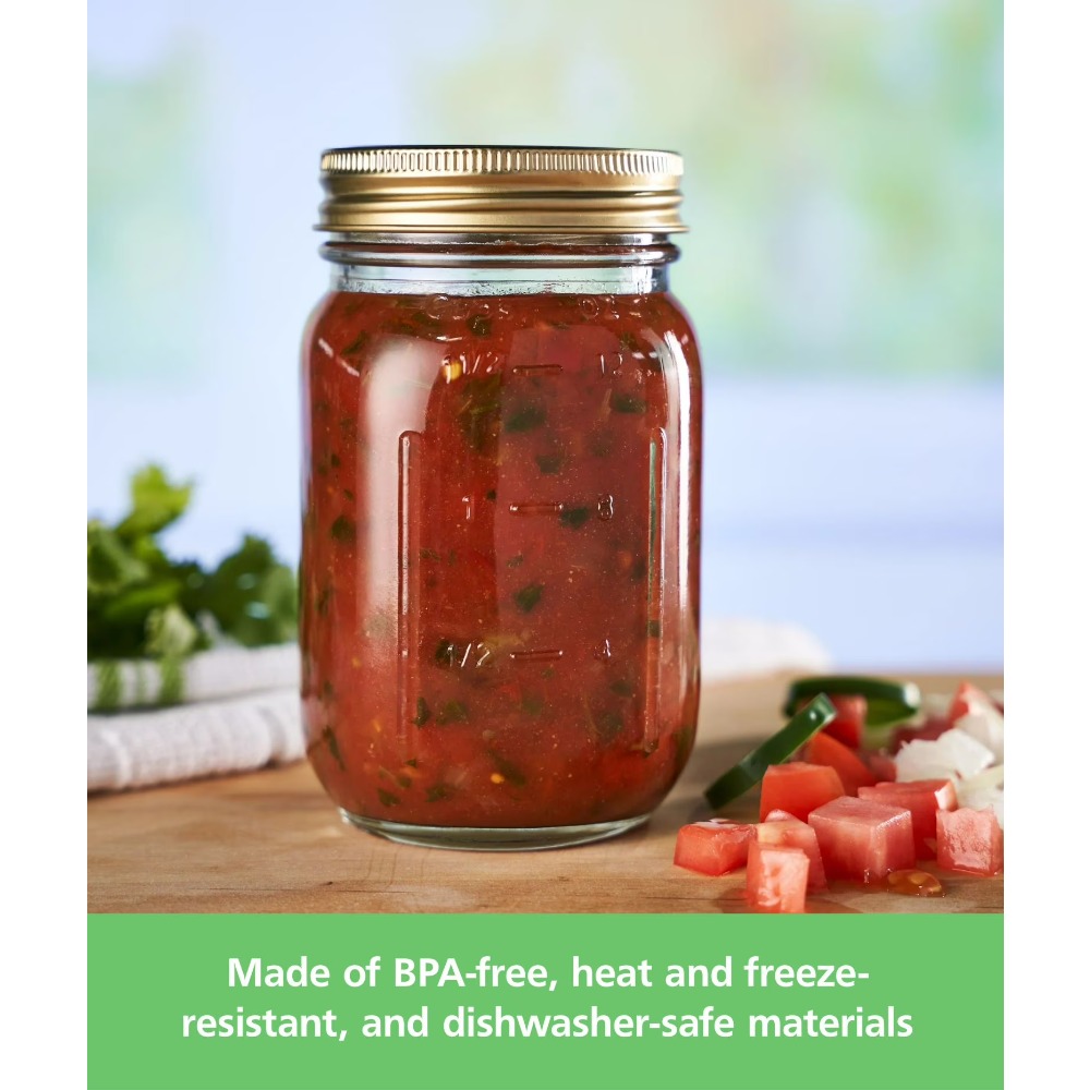 Słoiki Mason o pojemności 16 u – Meal Prep Jars With Lids recenzja i cena