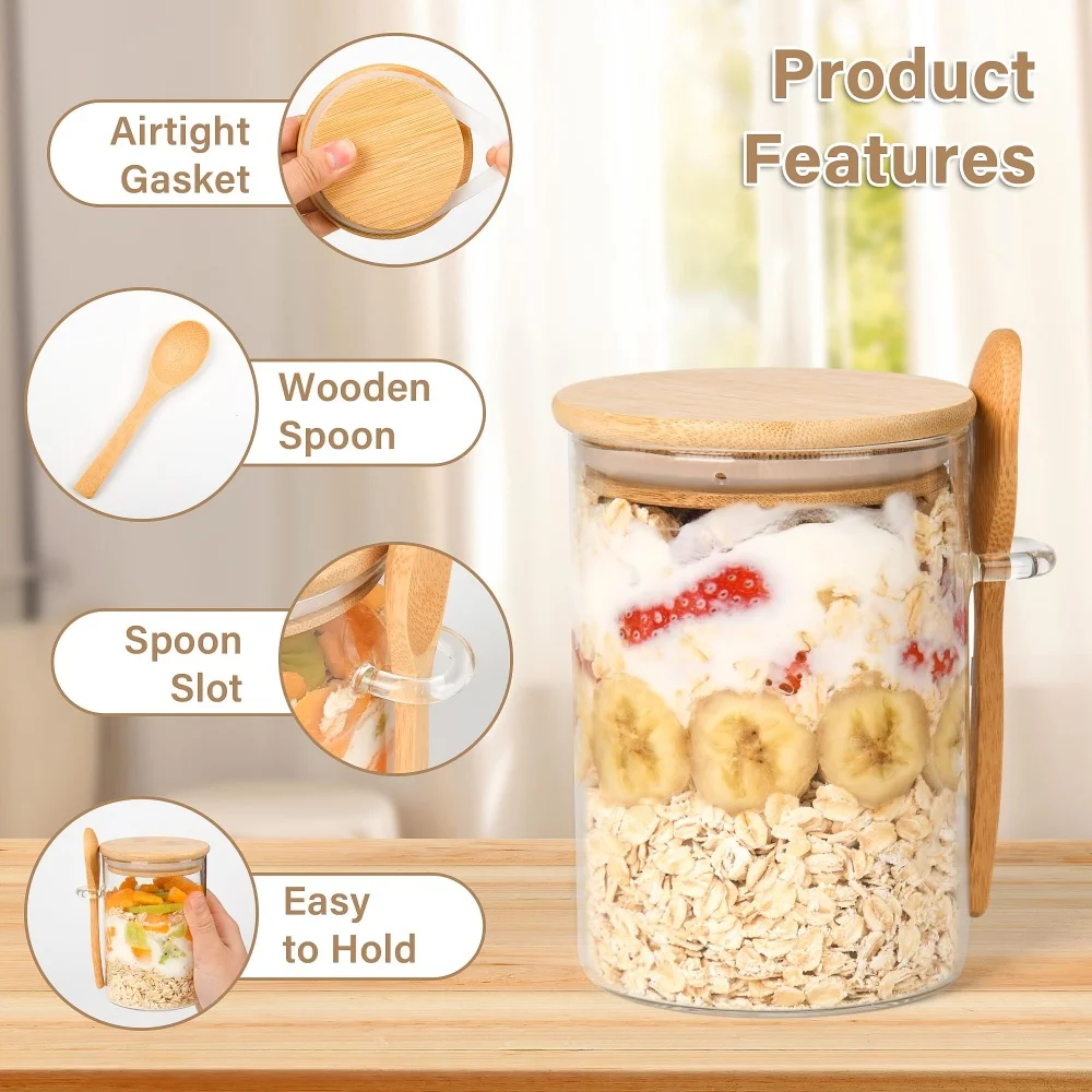 Pojemniki na Overnight Oats z  – Overnight Oat Jar recenzja i cena