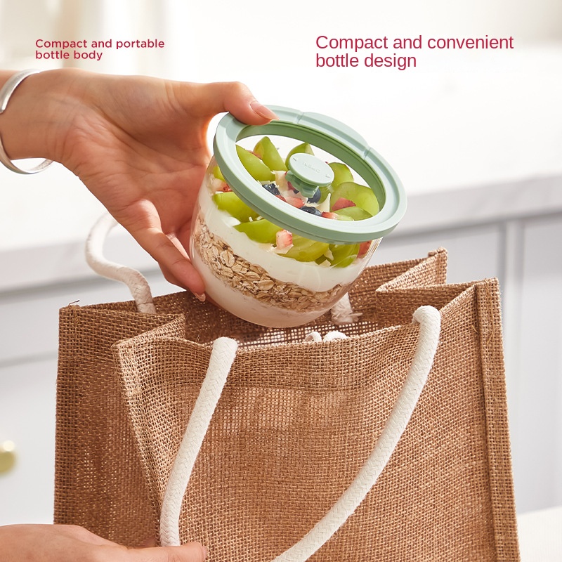 Szklany pojemnik na owsiankę n – Meal Prep Yogurt Parfait recenzja i cena