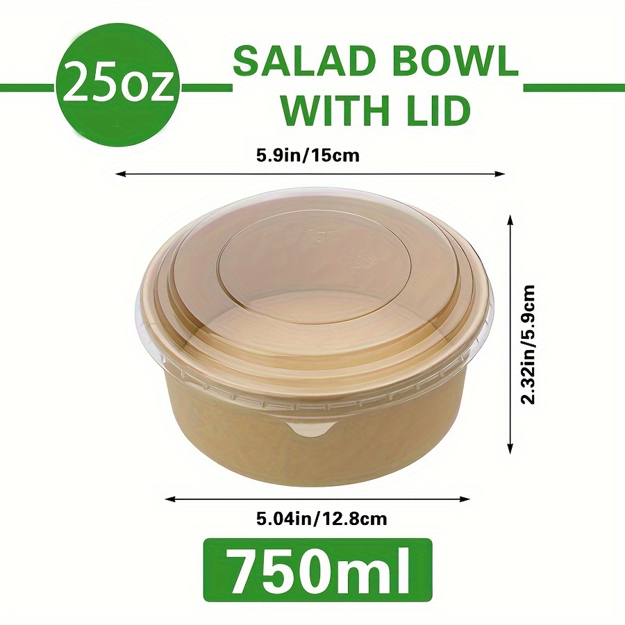 Papierowe miseczki z pokrywkam – Meal Prep Lunch recenzja i cena