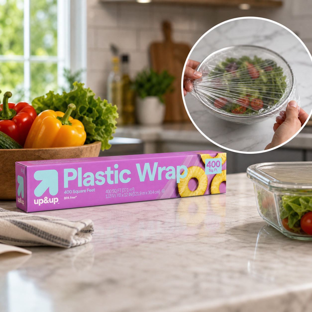 Folia plastikowa do żywności,  – Meal Prep Wraps recenzja i cena